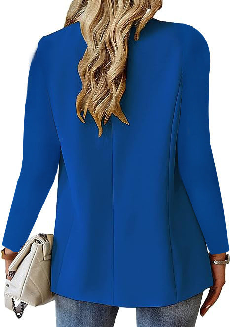 Women’s Commuter Lapel Button Jacket – multi-color options S to XXL