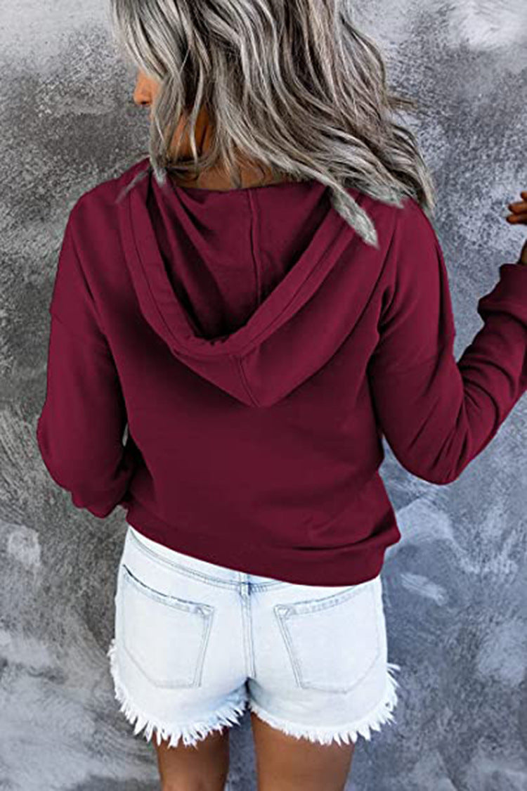 Women’s Hooded Sweatshirt – Light Green Spring Layer

