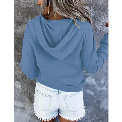 Women’s Hooded Sweatshirt – Purple Weekend Style

