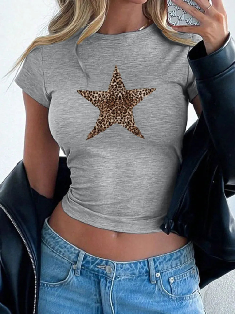 Women’s Round Neck Short Sleeve T-Shirt – Casual Basics for Daily Wear