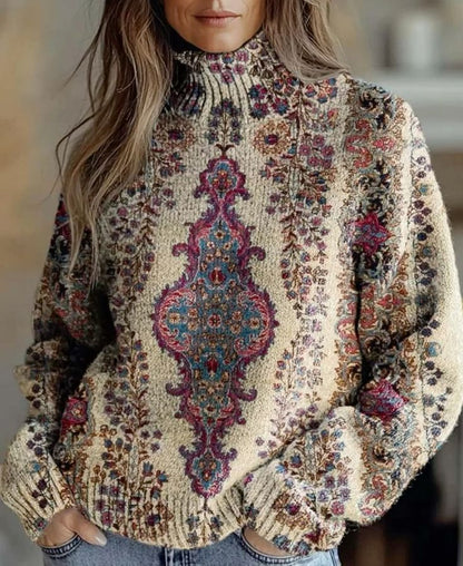 Women's Sweet Style 3D Printing Sweater: Cloak Coat Silhouette with Regular Sleeves – Perfect for Casual Sweet Looks (