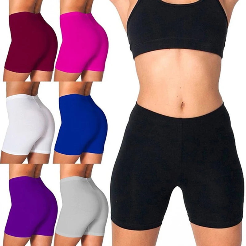 Women's high waist yoga shorts for running – breathable, S–5XL