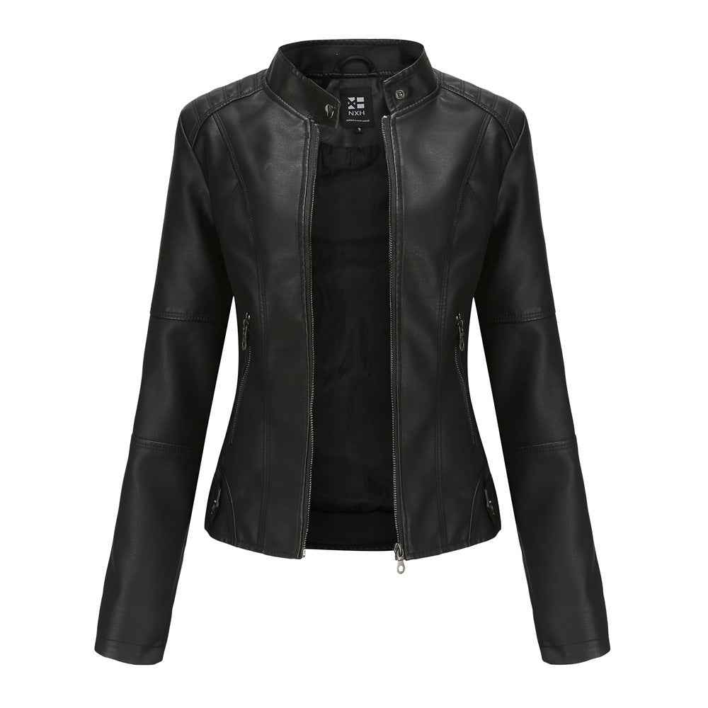 PU Leather Jacket for Women - Urban Elegance Redefined