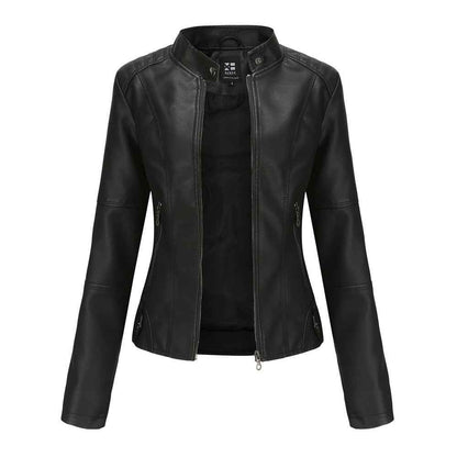 PU Leather Jacket for Women - Urban Elegance Redefined