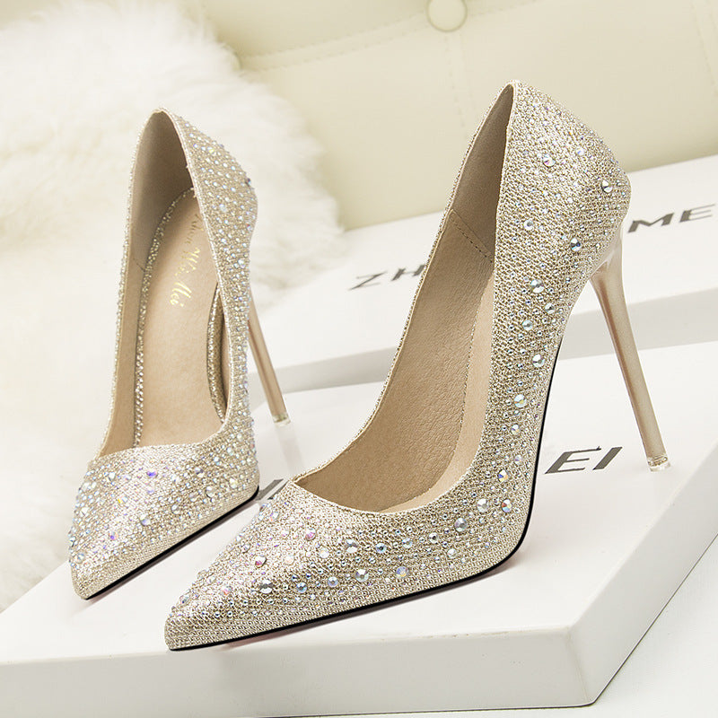 Women’s stiletto heels – rubber sole grip, confident stride