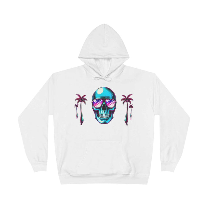 Tropical Skull Unisex Eco Hoodie - Bold &amp; Sustainable Style