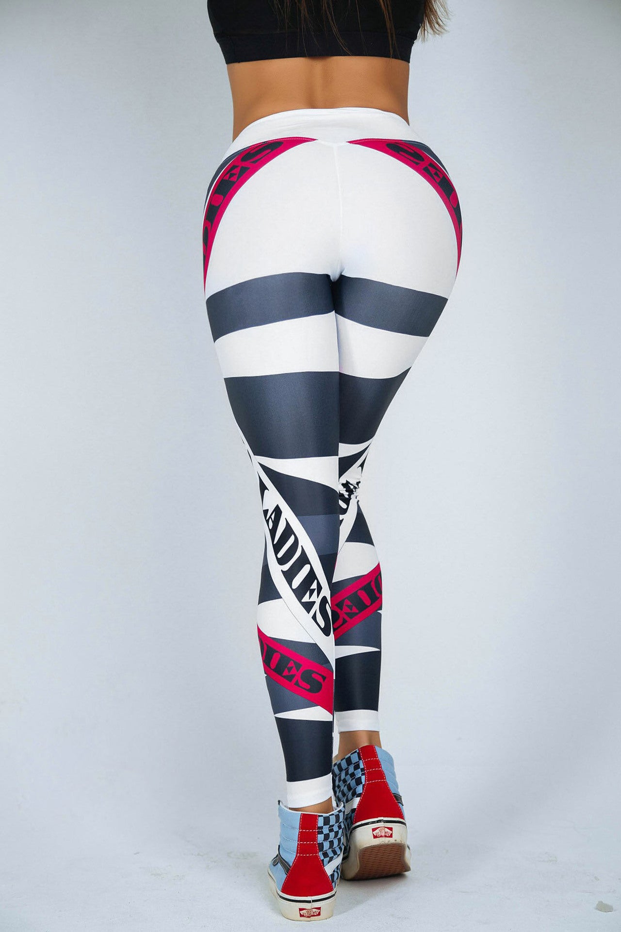 Yoga Leggings with Letter Print – Daily Active Essential

