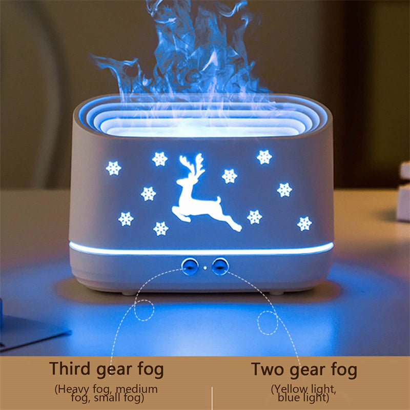 Elk Flame Humidifier Diffuser – Sleep Better Now