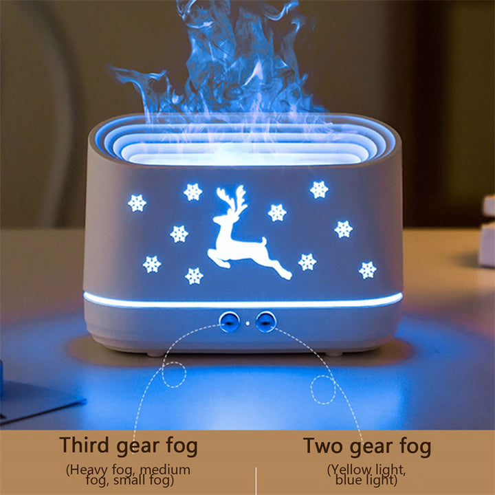 Elk Flame Humidifier Diffuser – Sleep Better Now