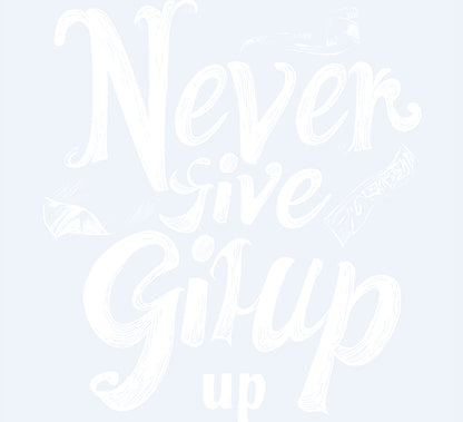 Never Give Up Baseball Cap Lightweight Mesh Comfort Fit