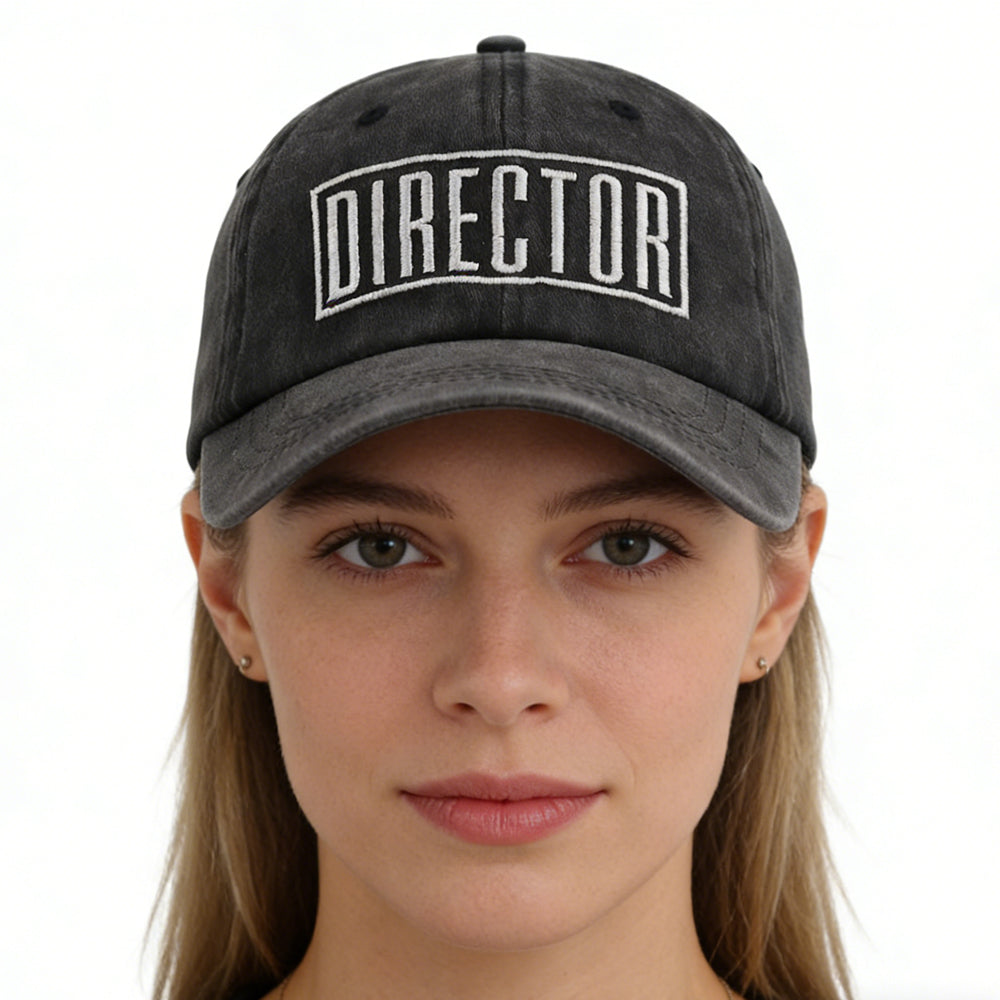 Director Filmmaker Hat cotton fabric texture breathable construction