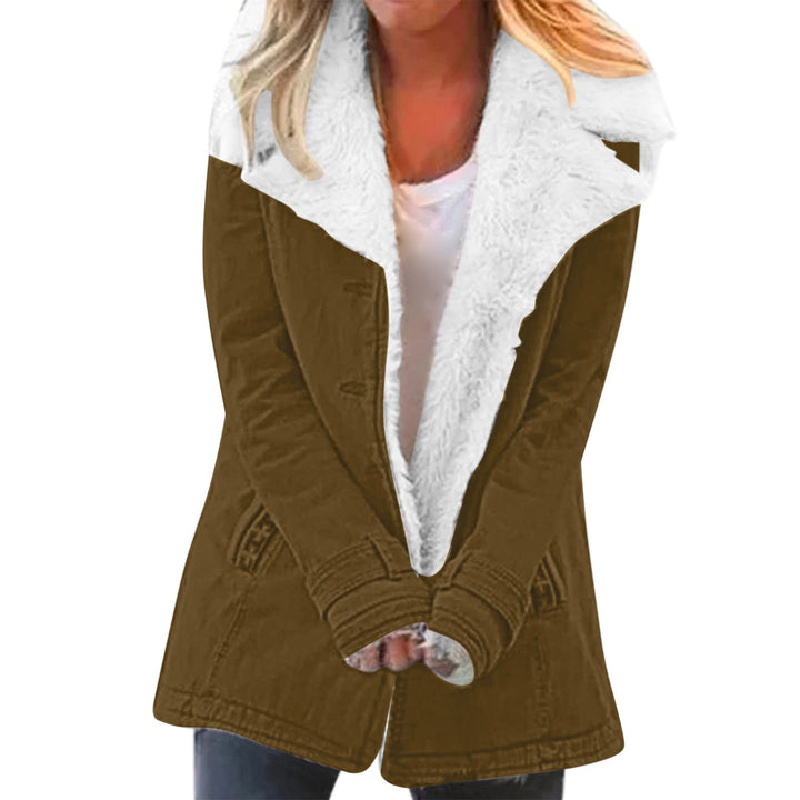 Women Fleece Cotton Padded Jacket - Warm Clean Fit