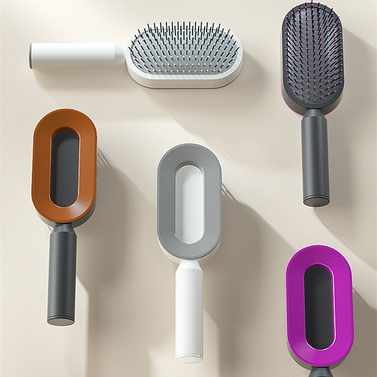 Self Cleaning Hair Brush – Detangle & Shine