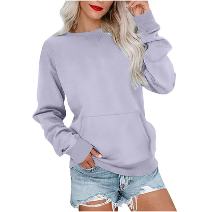 Women's Loose Long Sleeve Sweater – Cozy & Loose Fit
