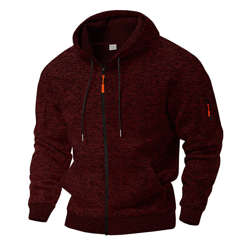 Heavy Fleece Cargo Sweater - Warm Vintage Sports Style