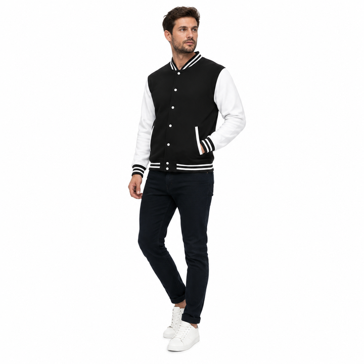 Unisex Varsity Jacket KING Heavyweight Letterman Style!