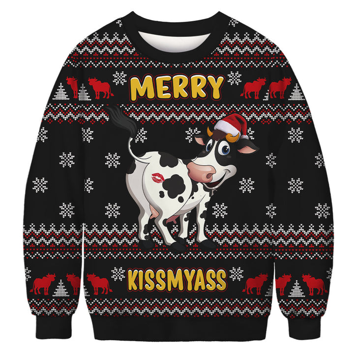 Long sleeve loose fit sweatshirt with printed design