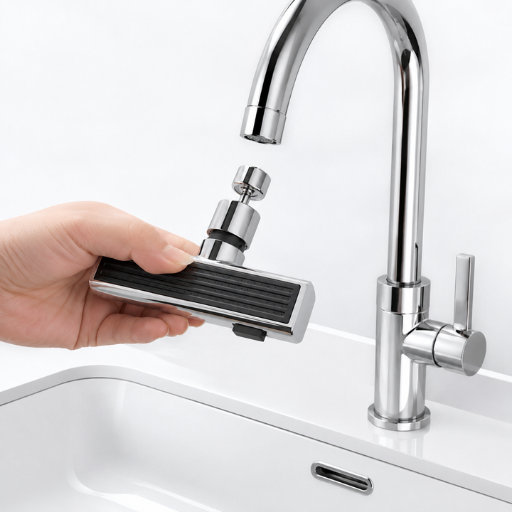 Kitchen Faucet Extensions - 3-in-1 Rotating Nozzle Head