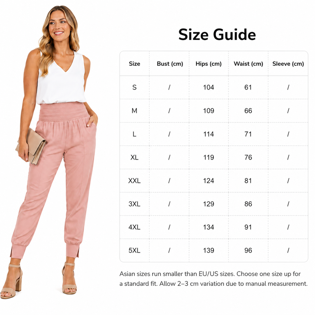 High Waist Cropped Pants with Side Slits for Women