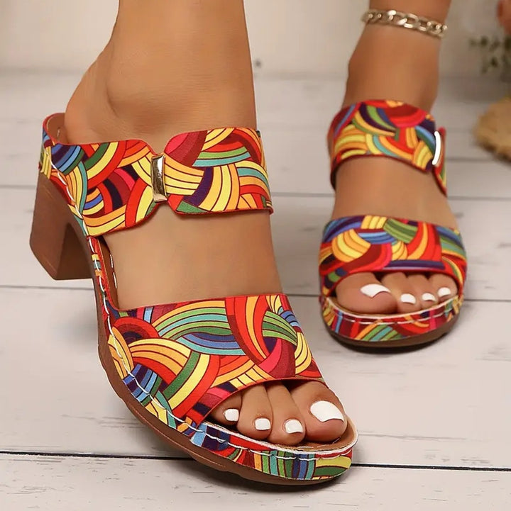 Summer Sandals for Women With Bold Prints