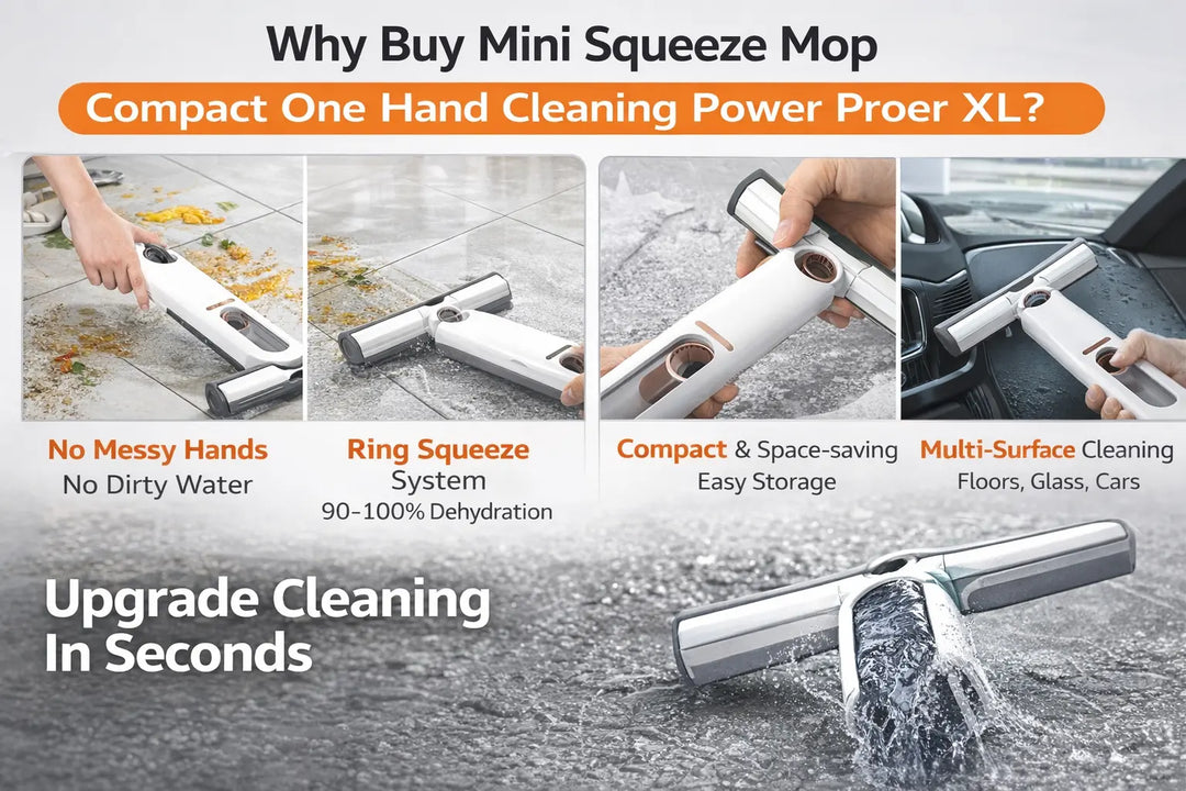 portable sponge mop cleaning desk workspace