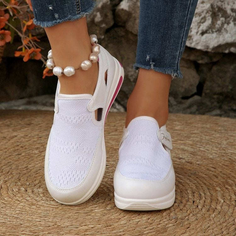 easy velcro closure women sneakers