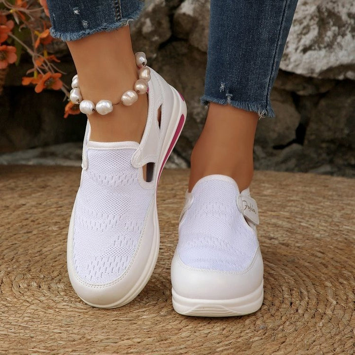 easy velcro closure women sneakers