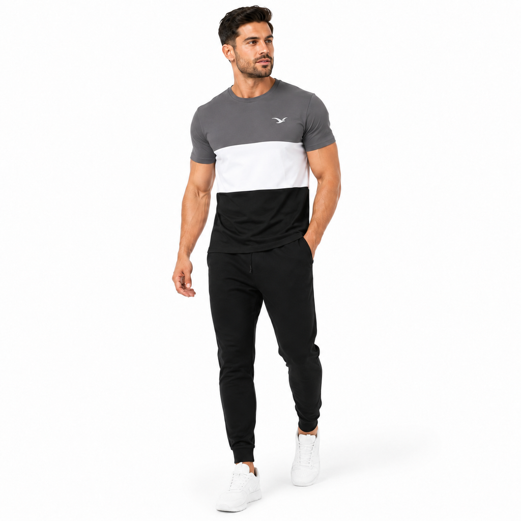 Men's Athletic T-Shirt With 3D Print Style