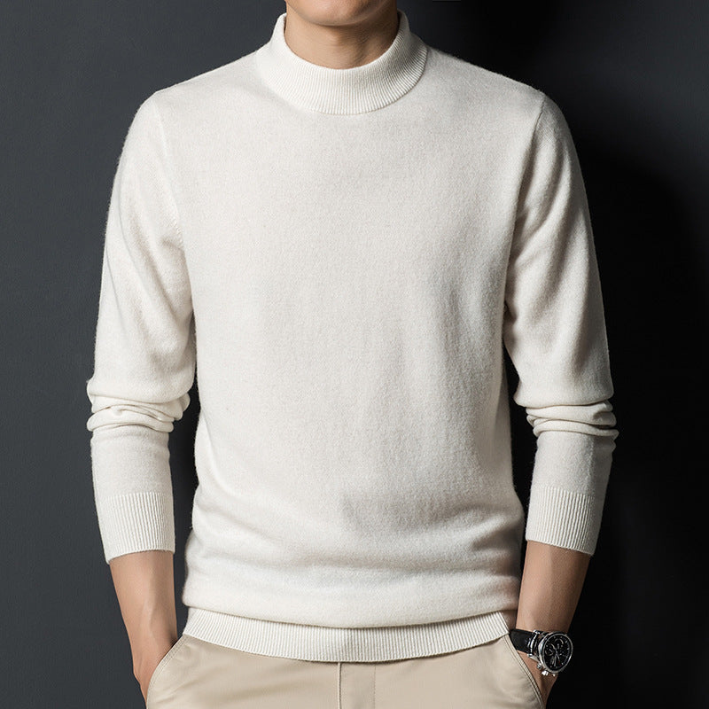 Men’s Slim-Fit Mock-Neck Long-Sleeve Top Comfort Dailys