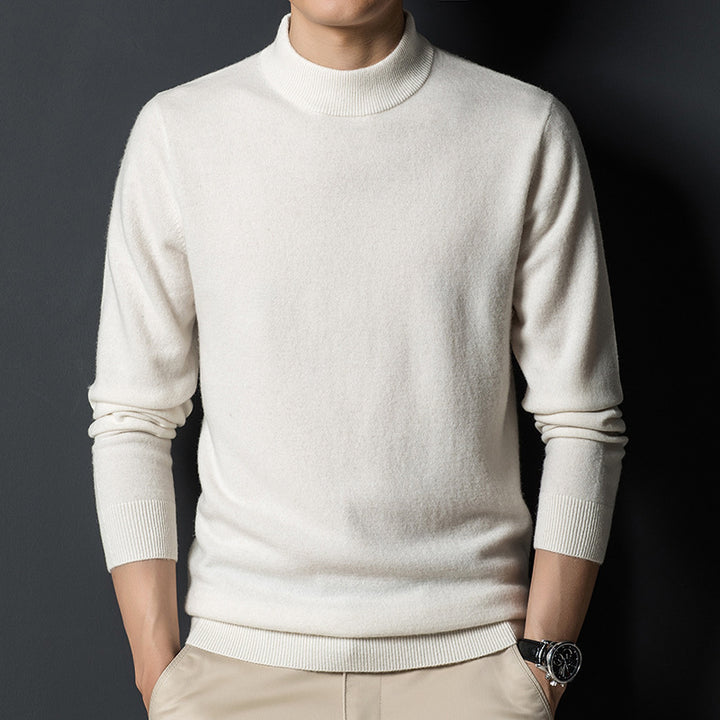 Men’s Slim-Fit Mock-Neck Long-Sleeve Top Comfort Dailys