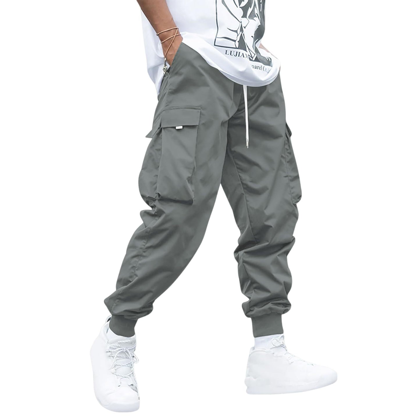 Men’s Hip Hop Cargo Pants - Multi Pocket Streetwear
