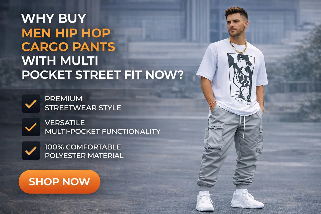 multi pocket cargo pants men front view structured urban fit