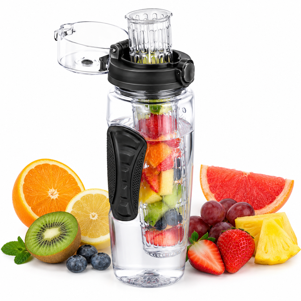 Fruit Infuser Water Bottle 32 oz Sport Cup