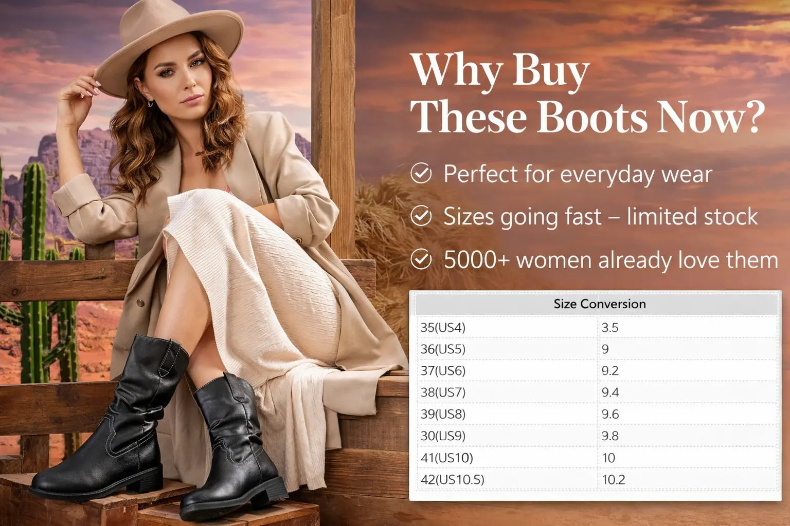 mid calf western boots women structured shaft clean lines