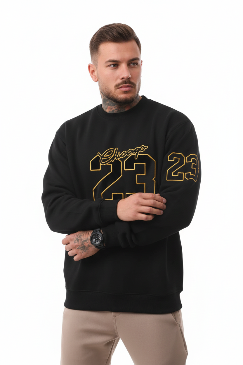 men fleece sweatsuit set autumn outfit minimal streetwear styling