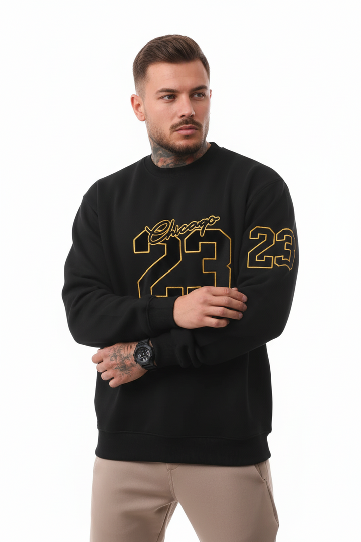 men fleece sweatsuit set autumn outfit minimal streetwear styling