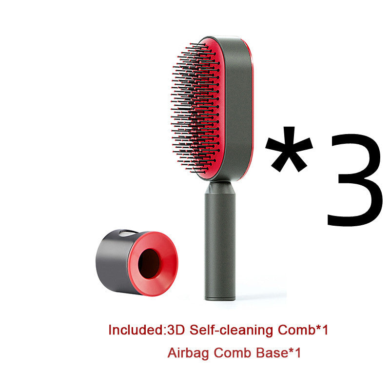 Self Cleaning Hair Brush – Detangle & Shine