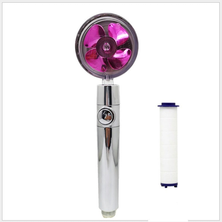Propeller Driven Shower Head – Turbo Pressure, Save