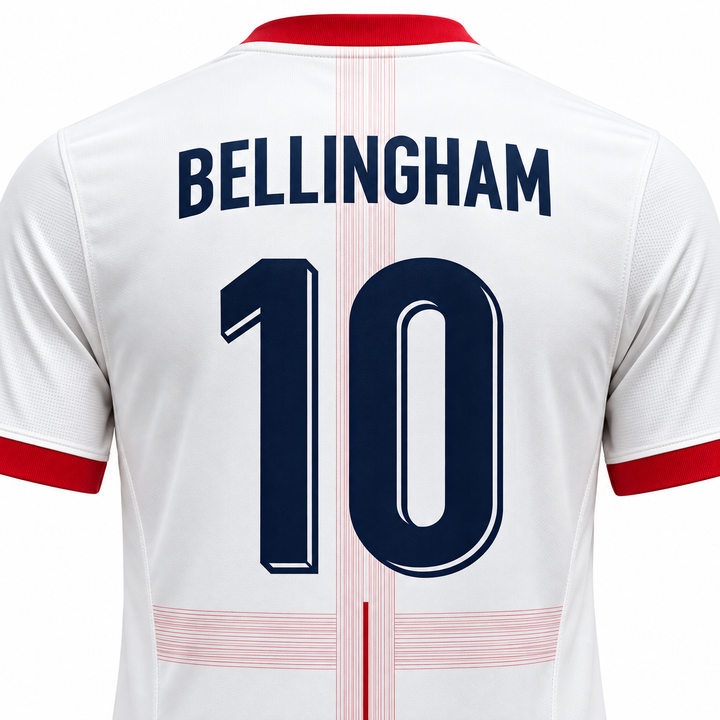 Bellingham No.10 fan tee back print and sleeve detail