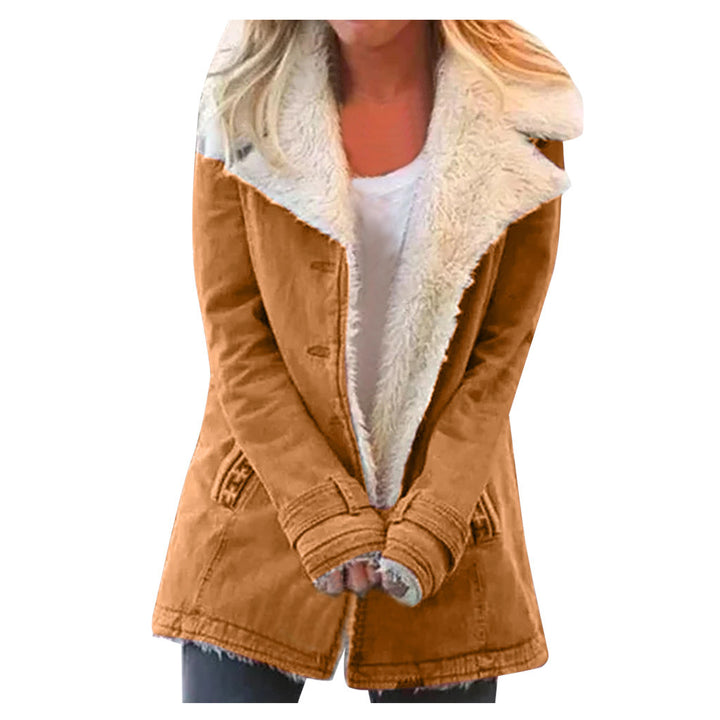 Women Fleece Cotton Padded Jacket - Warm Clean Fit