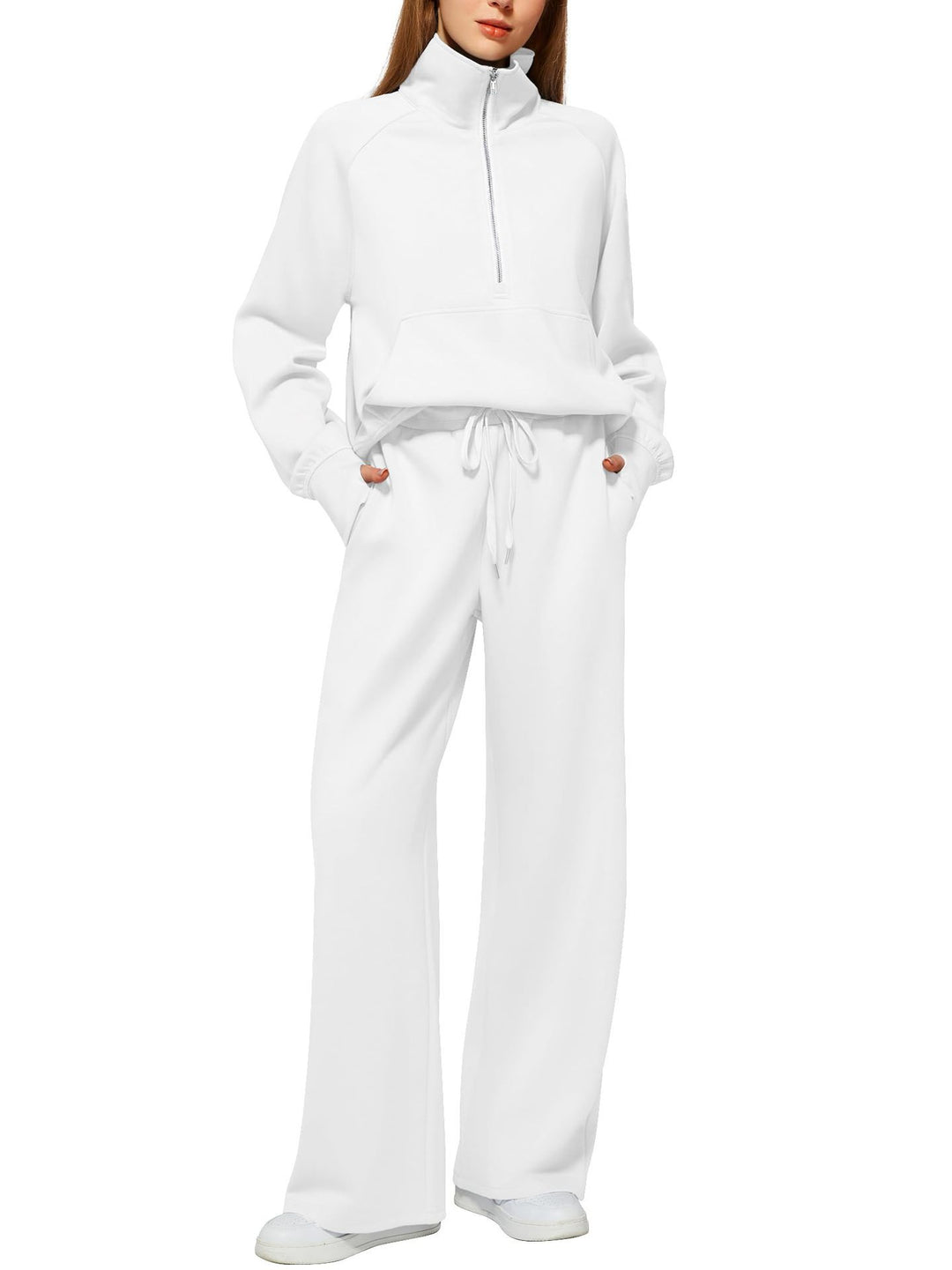 Women’s Half Zip Tracksuit Set for Effortless Comfort