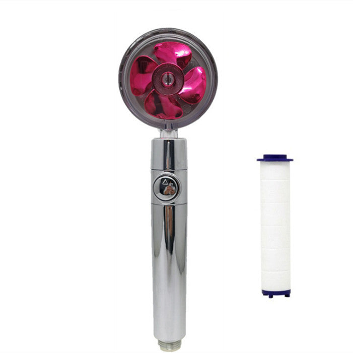 Propeller Driven Shower Head – Turbo Pressure, Save