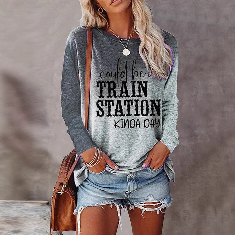 Women’s Retro 3D Print Long Sleeve T-Shirt vintage inspired print casual women clothing