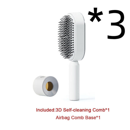 Self Cleaning Hair Brush – Detangle & Shine