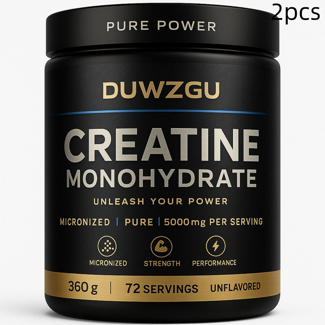 Creatine powder 5000mg serving concept styled for daily gym and strength training