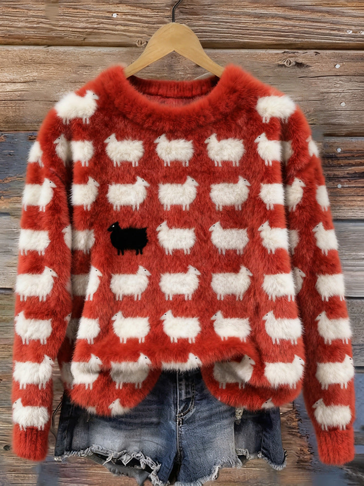 Christmas Sweatshirt Womens - 3D Flannel Cozy Gift Idea