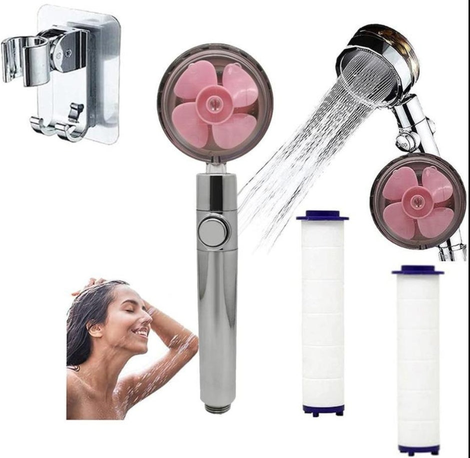 Propeller Driven Shower Head – Turbo Pressure, Save