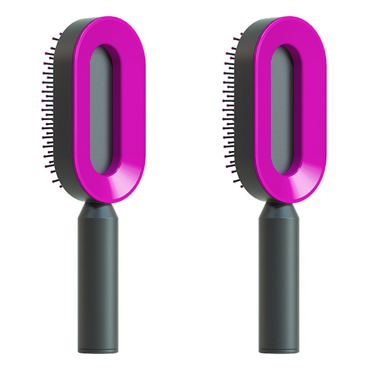 Self Cleaning Hair Brush – Detangle & Shine