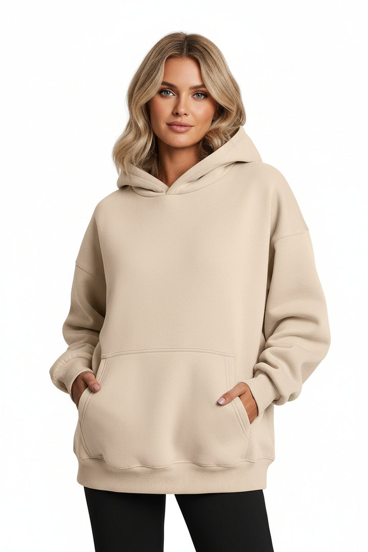 oversized women hoodie with pockets casual loose fit everyday outfit
