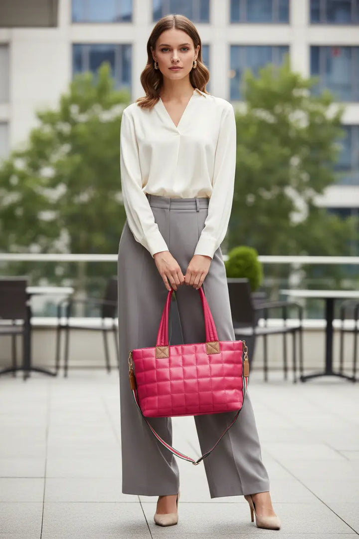 lightweight padded bag rose soft yet structured body